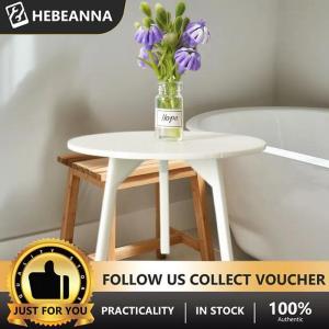 hebeanna 1 Piece Dollhouse Miniature White Round Table Model Simulation Furniture Decoration DIY Accessories Toys