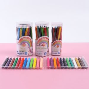 Pigment Set Painting Convenient Use Crayon No Dirty Hands Triangle Safe and Environmentally Friendly
