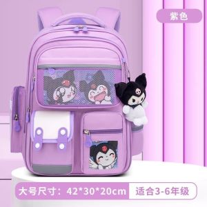 AE New model school backpack for primary school students boys and girls in grades 1 2 3 and 6 spine-protecting and weight-reducing large-capacity backpack for girls and children