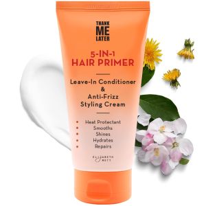 Elizabeth Mott Thank Me Later 5-in-1 Hair Primer 150ml 5-in-1 Hair Primer Conditions Strengthens Heat Protection Anti-Frizz Hydrating Shine-Boosting Cruelty-Free