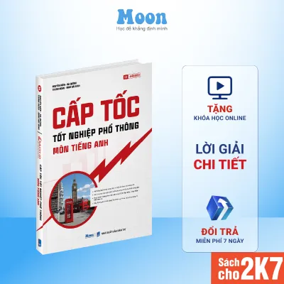 Tổng ôn cấp tốc Toán Lý Hoá Anh 12 sách ôn luyện thi tốt nghiệp THPT
