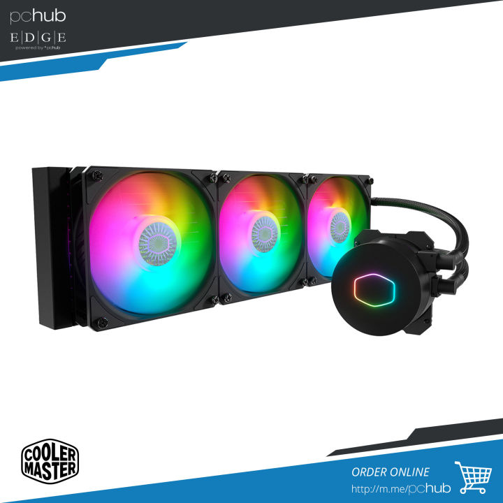 Cooler Master CM ML360L V2 ARGB Black AIO LC Cooler 360mm Pn MLW D36M cooler-master-cm-ml360l-v2-argb-black-aio-lc-cooler-360mm-pn-mlw-d36m