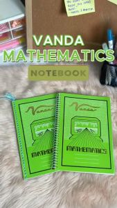 80 Leaves Vanda Mathematics Notebook with Spiral and Yarn Binding With Important Formula at the back