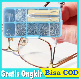 Reparasi Kacamata Perlengkapan Kacamata Baut Sekrup Mur Obeng Nose Pad Earhook