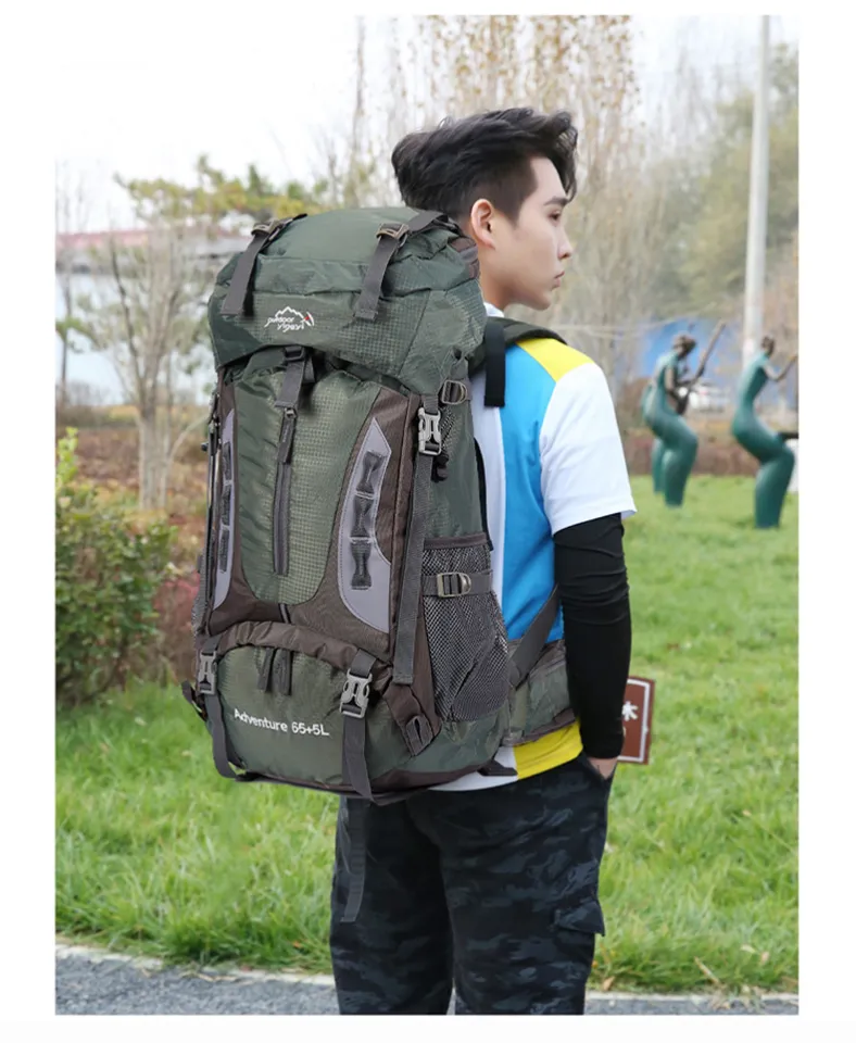 70L Men's Hiking Outdoor Backpack Travel Climbing Sports Bag