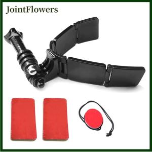 JointFlowers Đầy đủ mặt Mũ bảo hiểm cằm núi chủ cho anh hùng 11 10 9 8 7 DJI insta360 máy ảnh Dây đeo flodable phía trước cằm núi phụ kiện