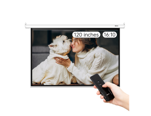 Deli Projector Screen with Remote 120 inches 16:10 White E50443-EU