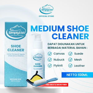 Simplycist - Shoee Cleaner - Pembersih sepatu - Cairan Pembersih Sepatu 100ML
