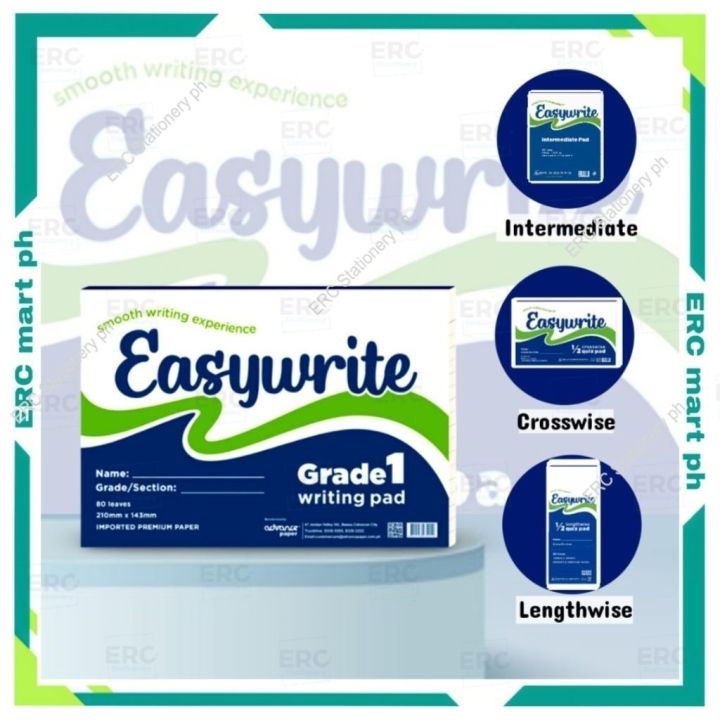 ERC Easywrite Grade 1 Pad Writing Paper 80-Leaves School Supplies ...