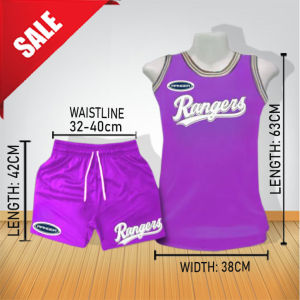 Terno RangersJersey Short and Sando Sports For Women | DRIFIT FABRIC | Comfy Trendy with Great Quality Fabric