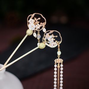 LONE TIMES Retro Fairy Butterfly Hanfu Decoration Sweet Exquisite Elegant Chinese Style Hair Fork Women Tassel Hair Stick Ancient Hair Stick Headdress