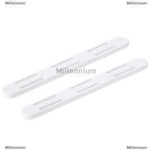 [COD] Millennium 2Pcs Set White Slides Drawer Sliding Rails Bin Tracks For Kitchen Bedroom Closet Slides Pullout Track Drawer Basket Pull Rail