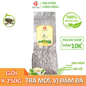 Trà ô long/ olong/ oolong Cát Lộc nguyên chất vị đậm đà hài hòa tự nhiên - gói 250g