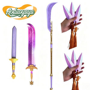 Aoduoyaya Kpop Weapon Props Cosplay 3D Print Rumi Long Sword  Demon Hunter Costume Accessorie Toys Gift