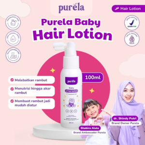 PURELA Baby Hair Lotion 100ml - Vitamin Penumbuh Rambut Anak