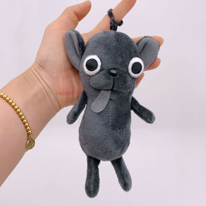 15cm Chihuahua Plush Keychain Stuffed Animals Chinese Crested Dog Soft ChiHUAHU Dog Plush Doll Weird Funny Doll Bag Hanging Toys
