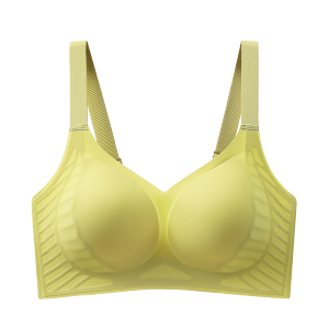 MIESHUT Pocket Bra Womens Cotton Bra Front Open Casual Bra Womens Full Coverage No Wires No Foam Smooth Bra M-6XL