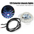 12V Motorcycle Car Underglow Light Waterproof Motorcycle Led Lights Colorful Chassis Lights Rear Tail Lights. 