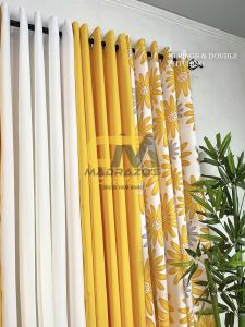 NEW!! Sunflower Yellow SOLD PER PC!! 10RINGS EACH - 5FT to 8FT LONG