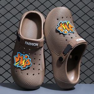 Free Shipping Clog Shoes 2026 New Summer 3D Printed Shoes CoupleS Closed-Toe Slippers Thick-Soled Non-Slip Chef Shoes Slip-On Slippers