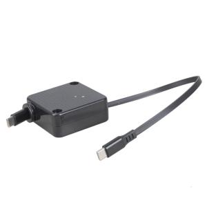 110เซนติเมตร PD100W 480mbps USB C ตัวผู้กับตัวผู้สายเคเบิลข้อมูลสายชาร์จอย่างรวดเร็วยืดได้สาย Type-C ชาร์จและสายเชื่อมต่อข้อมูล