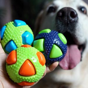 (SG INSTOCK)Pet dog durable washable and floatable toy ball suitable for medium to large breed pet dog and puppy