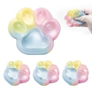CLARO Soft Cat Claw Pinch Relief Relax Slow Rebound Decompressing Pinching Cat Paw Cute Sticky Pinching and Decompressing Toy Stress Relief