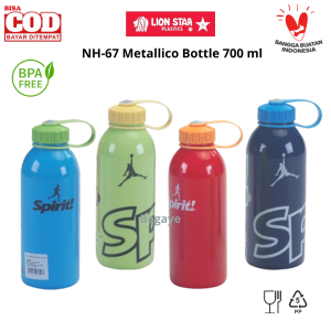 Lion Star Botol Minum Olah Raga Sporty | NH-67 Metallico Bottle 700 ml