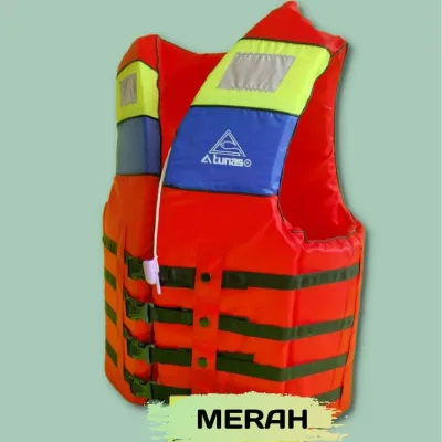 BAJU PELAMPUNG ATUNAS / ROMPI PELAMPUNG / JAKET PELAMPUNG ATUNAS / PELAMPUNG KAPAL / BAJU SAFETY / LIFE JACKET