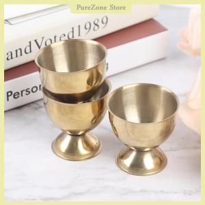 [PureZone] Stainless Steel Boiled Egg Cups Stand Rack Eggs Holder Egg Holder Cooking Tool