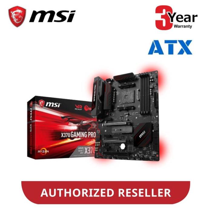 MSI X370 GAMING PRO SOCKET AM4 MOTHERBOARD Lazada