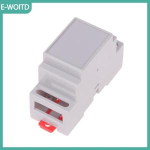 【E-WOITD】 1PC Din Rail PLC Hộp nối nhựa điện tử hộp dự án trường hợp 4 màu sắc 88x37x59mm 35-Rail gắn cụ nhà ở
