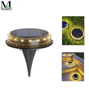 Solar Ground Lights LED Garden Pathway Lights Waterproof IP65 Auto On Off Warm White Yard Walkway Patio