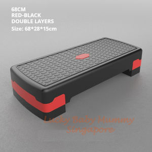 Adjustable Aerobic Fitness Stepper Platform | 3-Level Height | Anti-Slip Design | Rainbow Culture