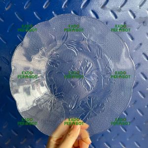 Promo Piring Kaca Jumbo 15rb Dapat 4Pcs - Promo Piring Kaca Jumbo - Piring Kaca Besar