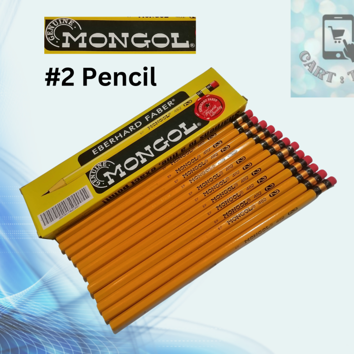 Mongol Pencil With eraser lapis Art Dedicated Hand-painted Sketch Pen ...