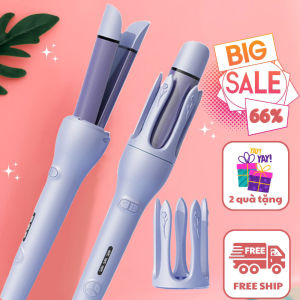 Máy Uốn Tóc Xoăn Tự Động FAERS EXTRA Trục 32mm Máy Uốn Xoăn Tạo Kiểu Tóc 2 trong 1 Uốn Xoăn Ép Duỗi Tóc