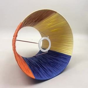 Đèn bàn mây đan giấy sáng tạo phong cách Bắc Âu bọc đèn bàn raffia bọc đèn chùm trang trí nhà hàng