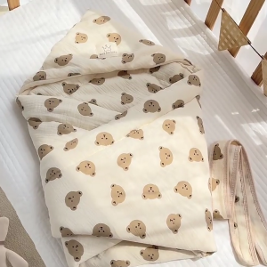 Wrapping Swaddle Blanket Winter Sleeping Bag Cozy Blanket for Baby Swaddle Wrap Blanket Towel for Infants Shower Gift
