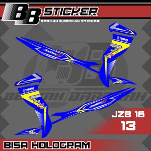 STICKER PREMIUM BISA HOLOGRAM Striping Jupiter Z Burhan Sticker Striping Jzb 16