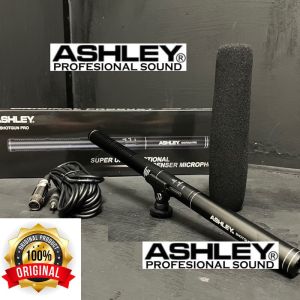 Ashley Shotgun Pro Mic Original - Mikrofon Kondenser Profesional Warna Coffee