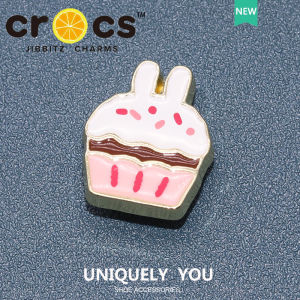Charm crossJibbitz Kim Loại Khóa Giày Gấu Nâu Sally Gà Donut Bánh Hợp Kim Phụ Kiện Giày Thời Trang Lỗ Sticker Dép Crocs