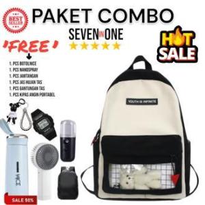 TAS RANSEL WANITA ANAK GADIS REMAJA PEREMPUAN SD SMP SMA KEKINIAN CUTE FASHION TRENDY TERBARU 2024