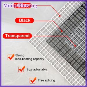 Moito แผ่นแยกถังปลาประกบถอดได้แผ่นกรองตาข่ายด้านบนแผ่นกรองด้านล่างแผ่นตัวยึดแผ่นกรองด้านล่าง