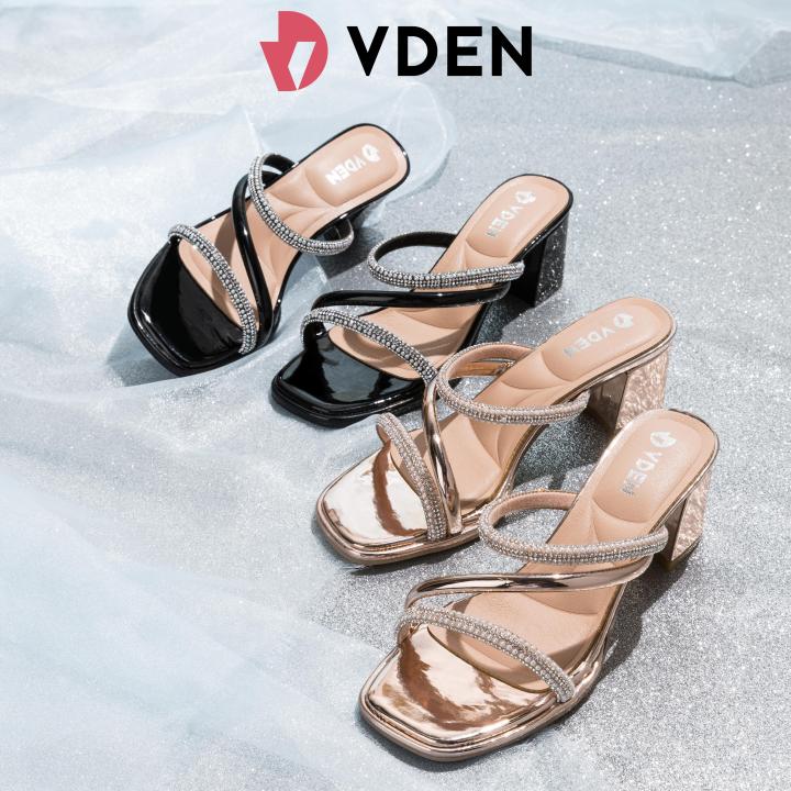 Ladies Sandals Size 17 Sandals VDEN Womens Casual Block Heel