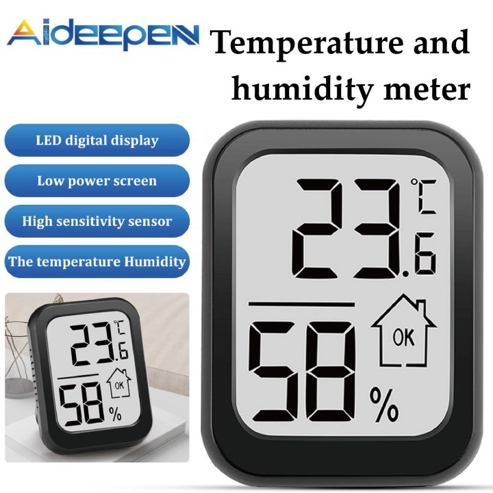 Ter Merter Aideepen Home Temperature and Humidity Meter Style Classic Indoor ...