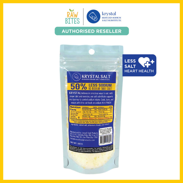 Krystal Salt ReducedSodium Salt Substitute 150g (50 Less Salt