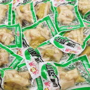 เท้าไก่เท้าไก่เท้าดองพิเศษฉงชิ่งพริกดองแพ็คไก่ฟุตขนาดเล็กแบบลำลองขนมขบเคี้ยวและขนมขบเคี้ยว