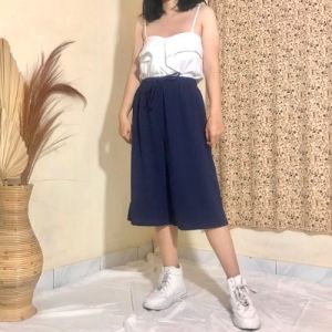 KULOT KRINGKEL 7/8 DI BAWAH LUTUT CELANA PENDEK WANITA TERBARU BAHAN KRINGKEL PREMIUM