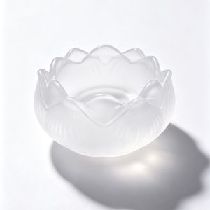 水晶琉璃莲花香插 Crystal Lotus Incense Holder Fragrance Stick Burner Insert Decorative Ash Catcher 线香香托禅意摆件